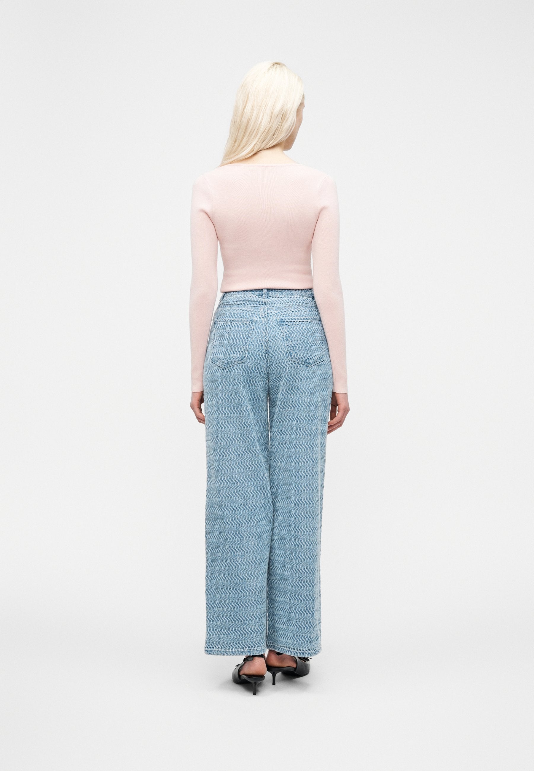 JDY JDYNICO STRUCTURE WIDE JEANS