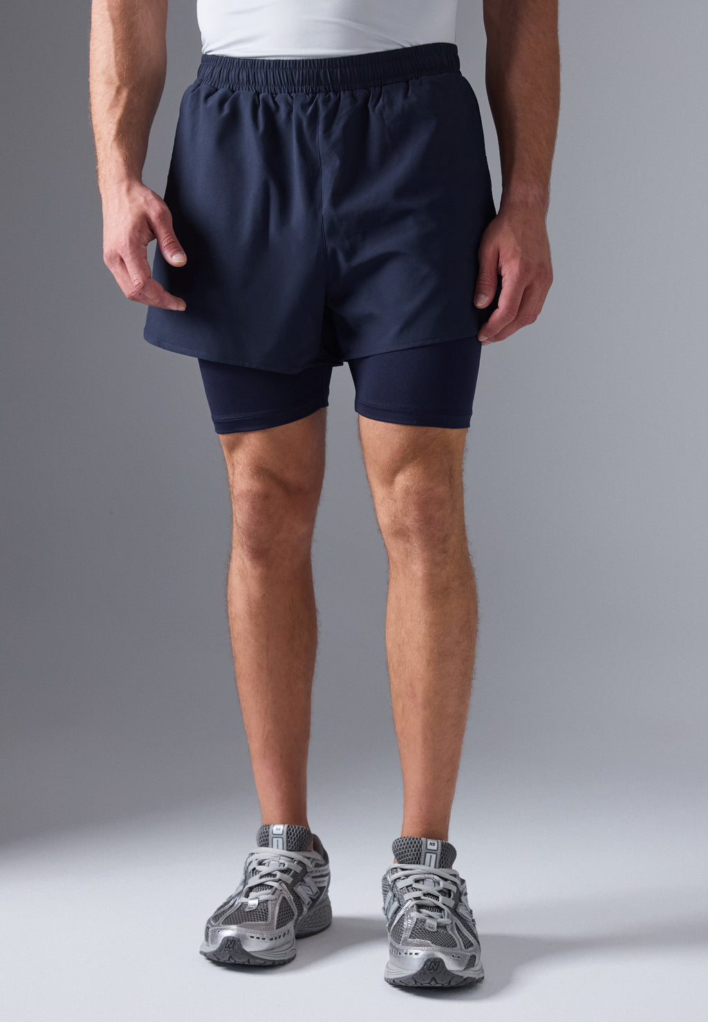 Pier One Sport ESSENTIAL 2in1 SHORTS INSERTED TIGHTS