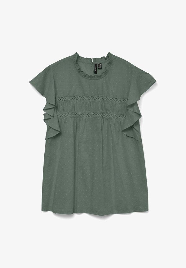 Vero Moda VMTRINE - Top - laurel wreath