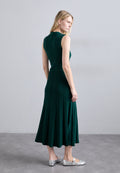 sandro ROBE MIDI PATTE PLONGEANTE