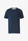 s.Oliver MIT DOPPELKRAGEN - Basic T-shirt - navy