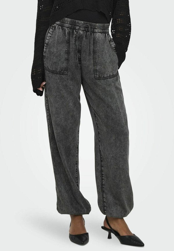 ONLY ONLKENYA Regular Fit - Jeans Tapered Fit - black