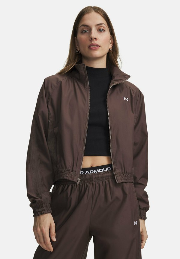 Under Armour ICON WOVEN - Training jacket - peppercorn