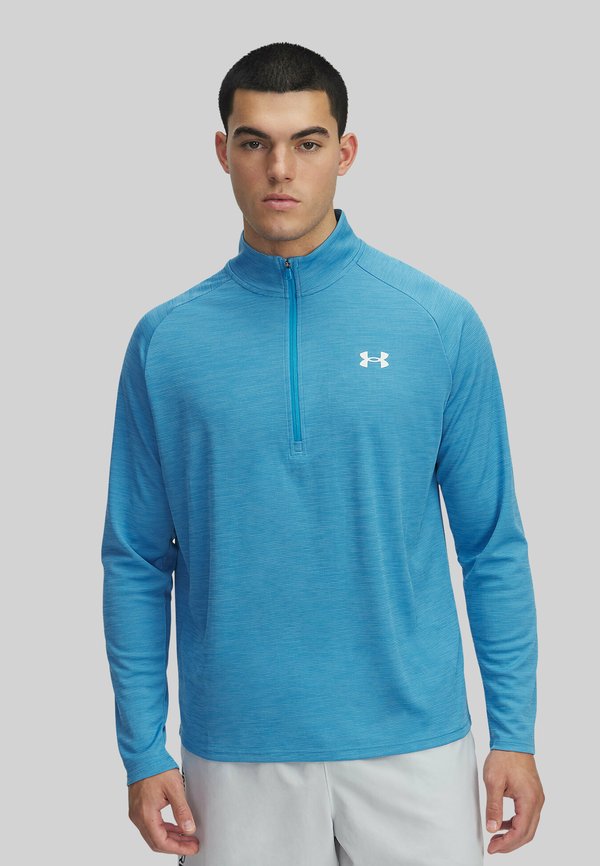 Under Armour TECH TEXTURED - Long sleeved top - ether blue