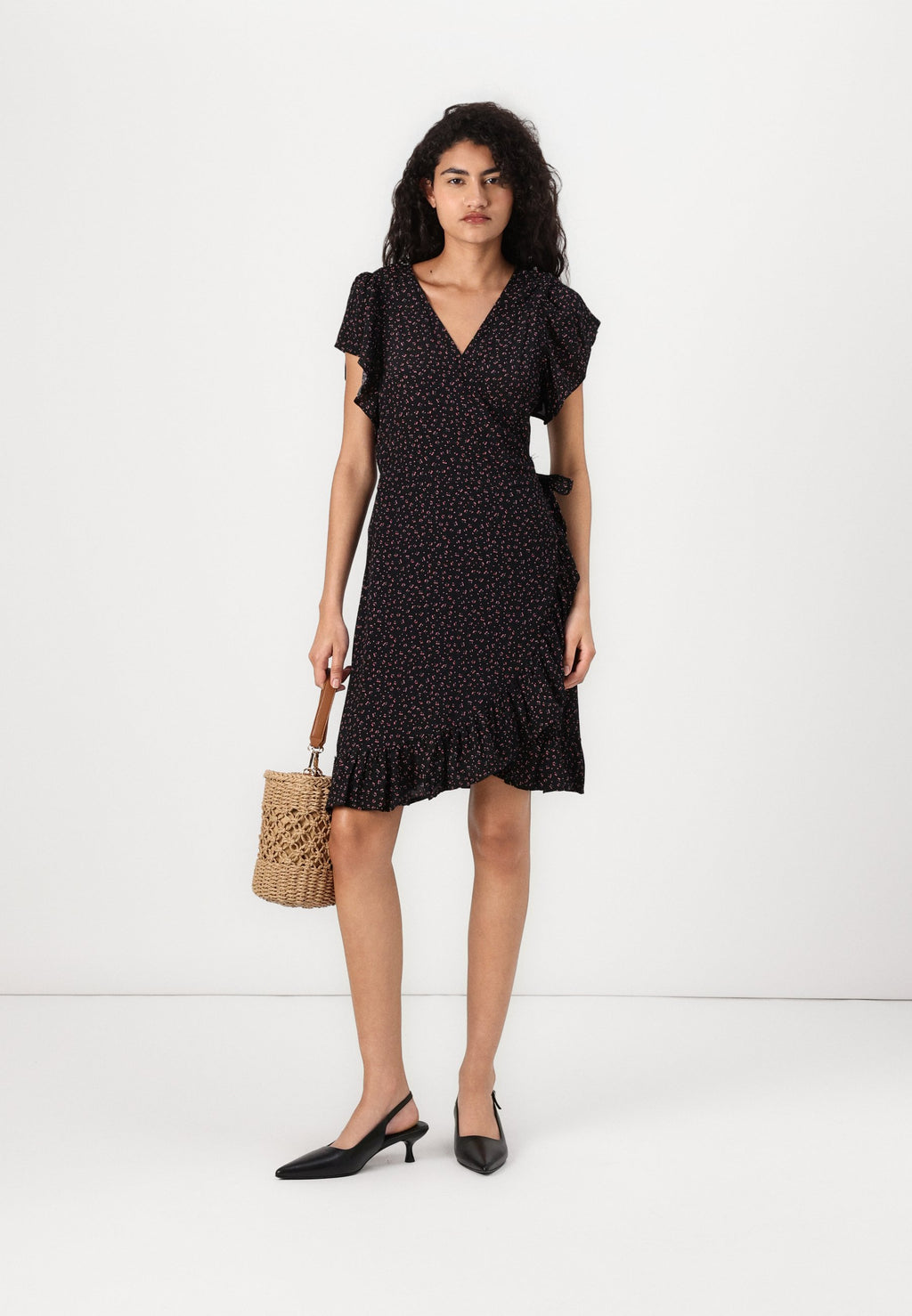 VILA VIABIA WRAP DRESS