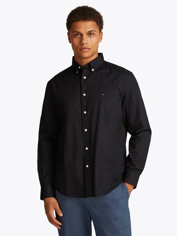 Tommy Hilfiger CORE FLEX SOLID SHIRT - Shirt - black