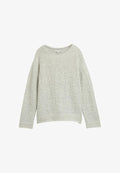 TOM TAILOR MIT STRUKTUR - Jumper - grey gradient knit