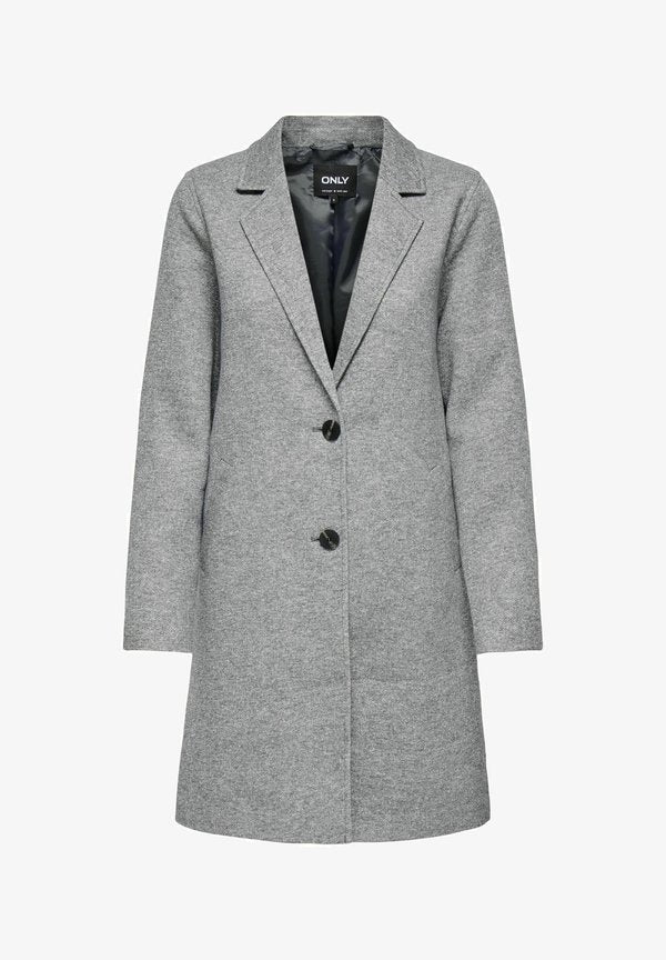 ONLY ONLSEDONA - Short coat - light grey melange