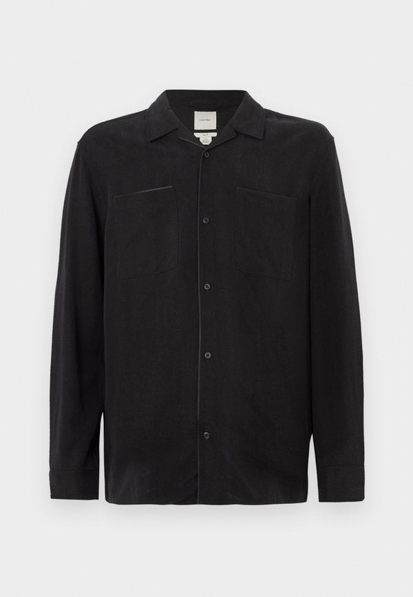Calvin Klein GLOSSY CAMP COLLAR EASY SHIRT
