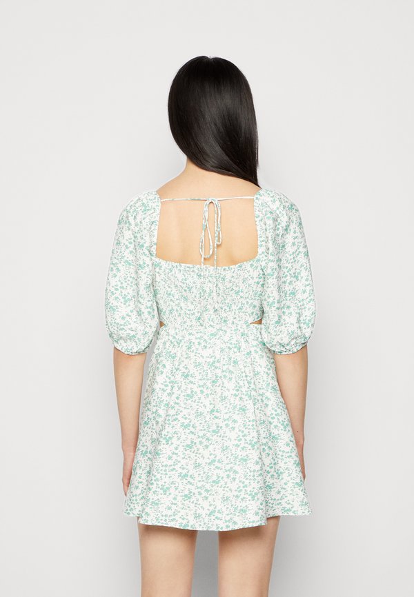 Glamorous TIE-BACK BABYDOLL MINI DRESS