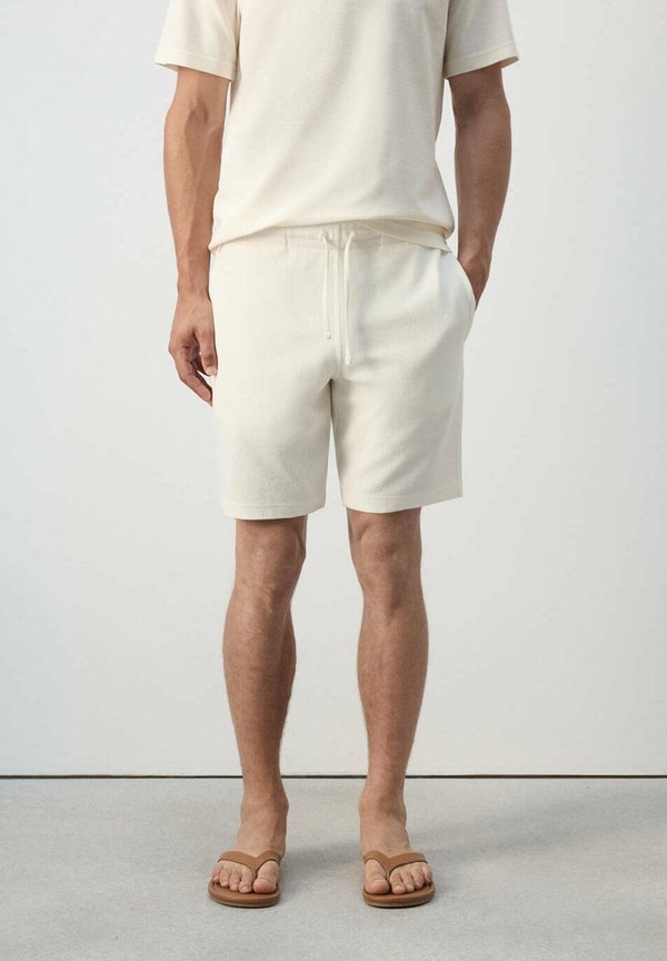 Mango ADULT - Tracksuit bottoms - white