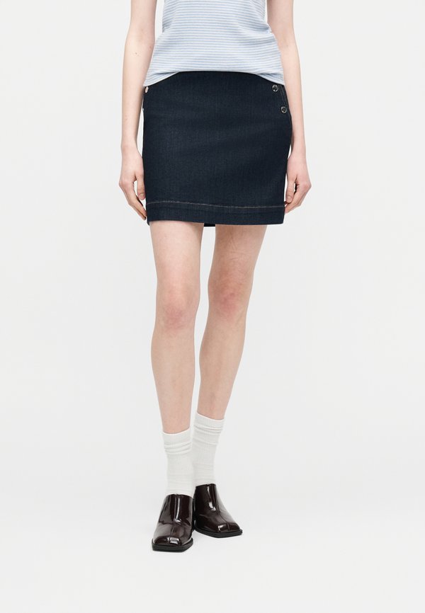 ONLY Denim ONLMADISON Denim Mini - Denim skirt - dark blue denim