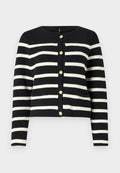ONLY ONLLAURA - Cardigan - black/cloud dancer