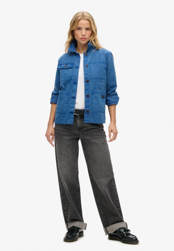 Superdry & Co FOUR POCKET CHORE - Denim jacket - true blue
