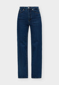 Vero Moda VMTESSA - Wide Leg - dark blue denim