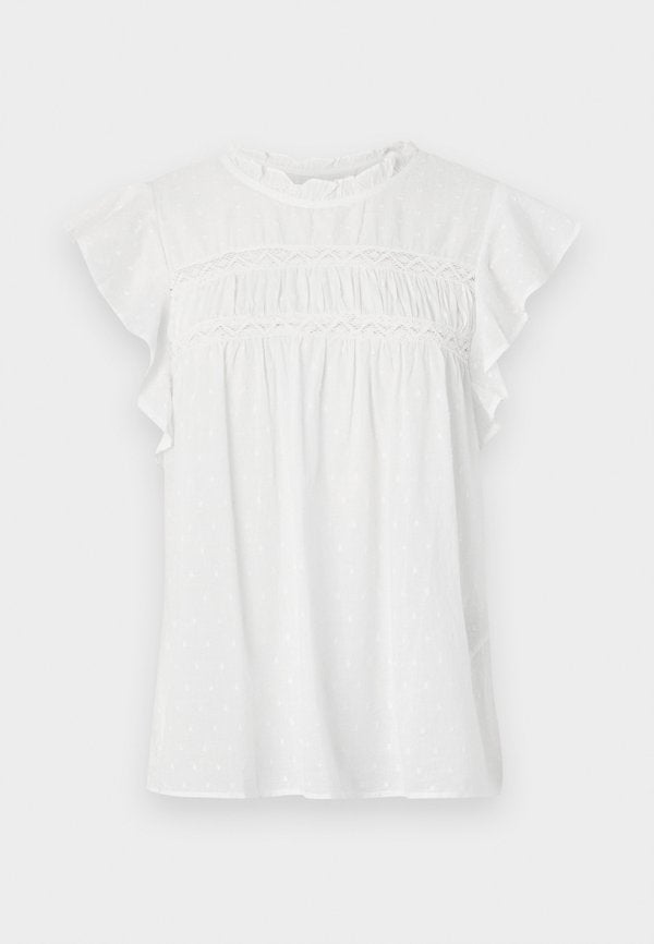 ONLY ONLKATTI - Blouse - cloud dancer