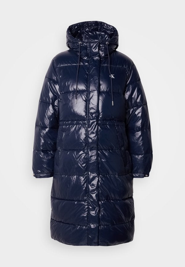Calvin Klein Jeans SHINE LONG PUFFER COAT - Winter coat - inkwell