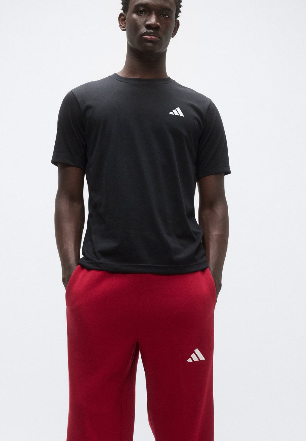 adidas Sportswear ESSENTIALS THREE STRIPES FLEECE WIDE LEG