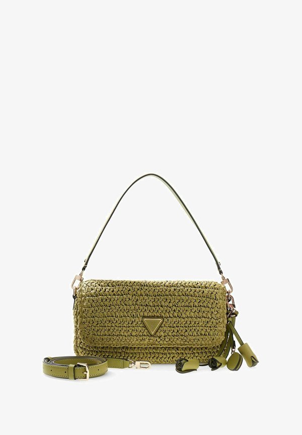 Guess OFELIA IN PAGLIA  - Handbag - olive