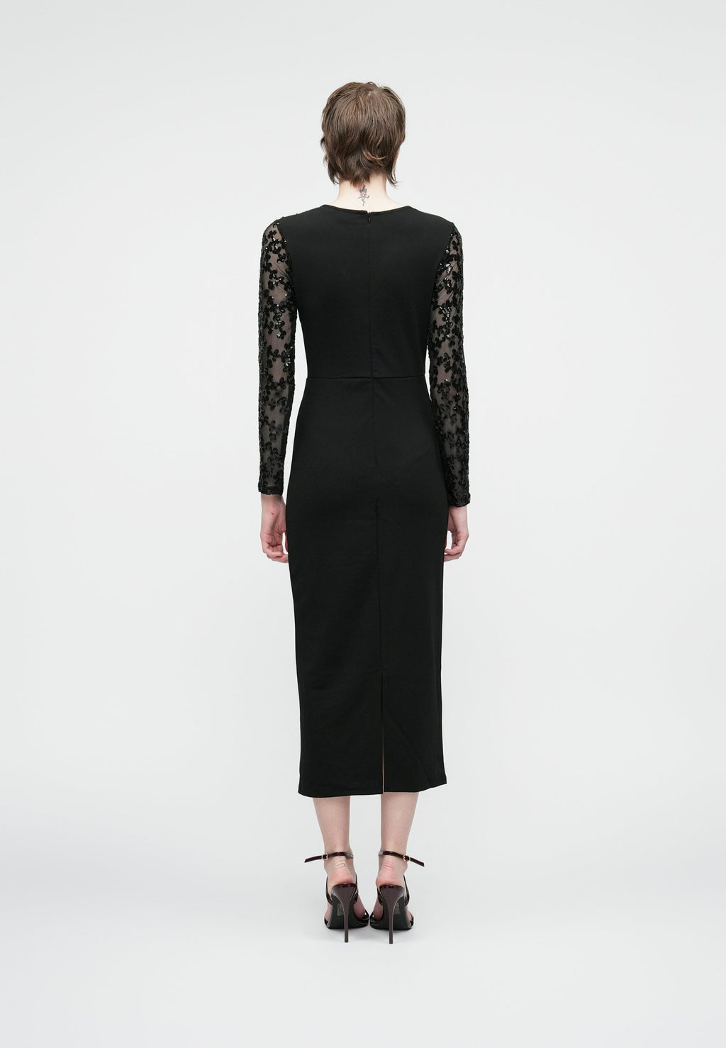 VILA VICLARA O NECK SEQUINS DRESS