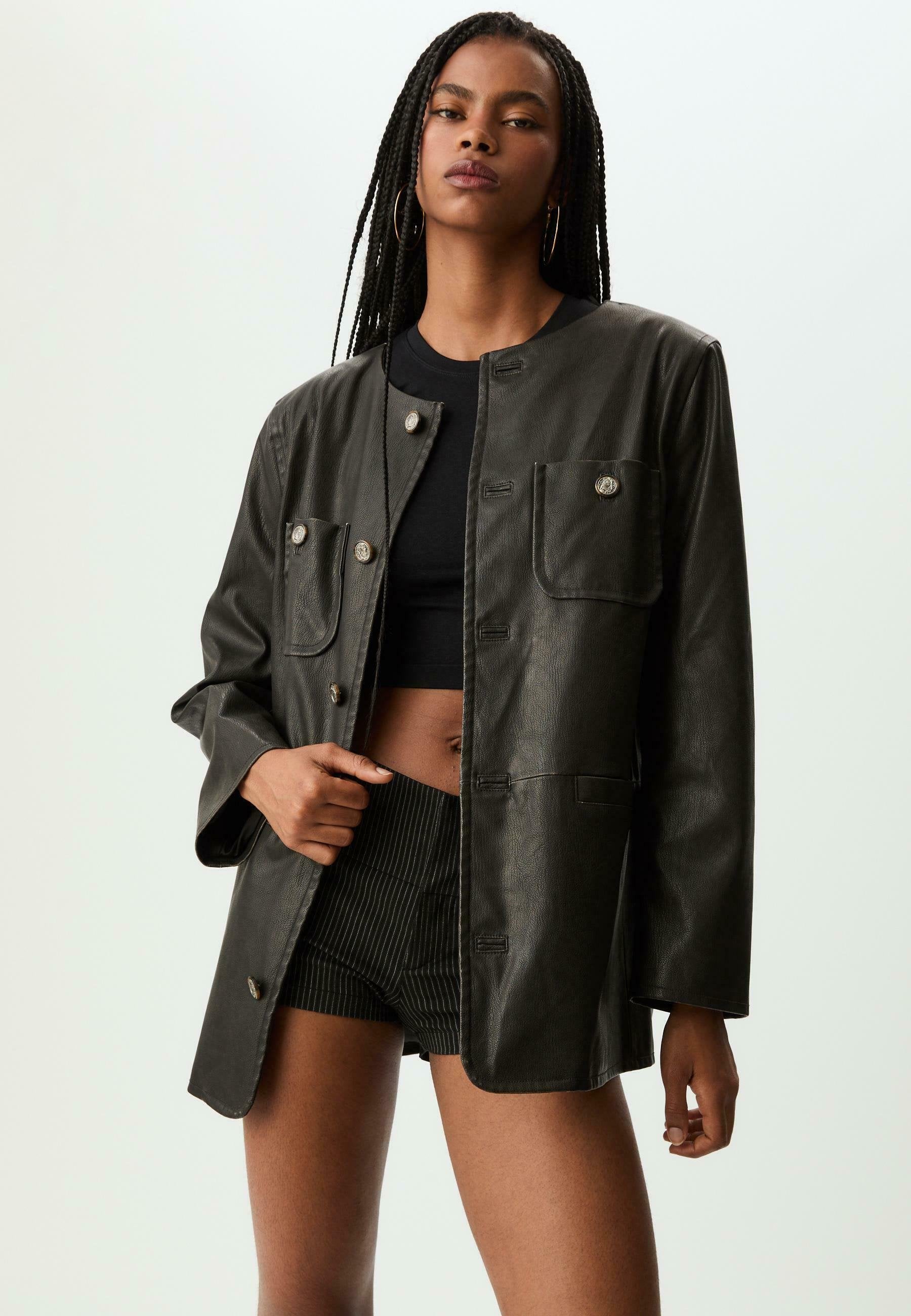 Stradivarius BUTTONED EFFECT