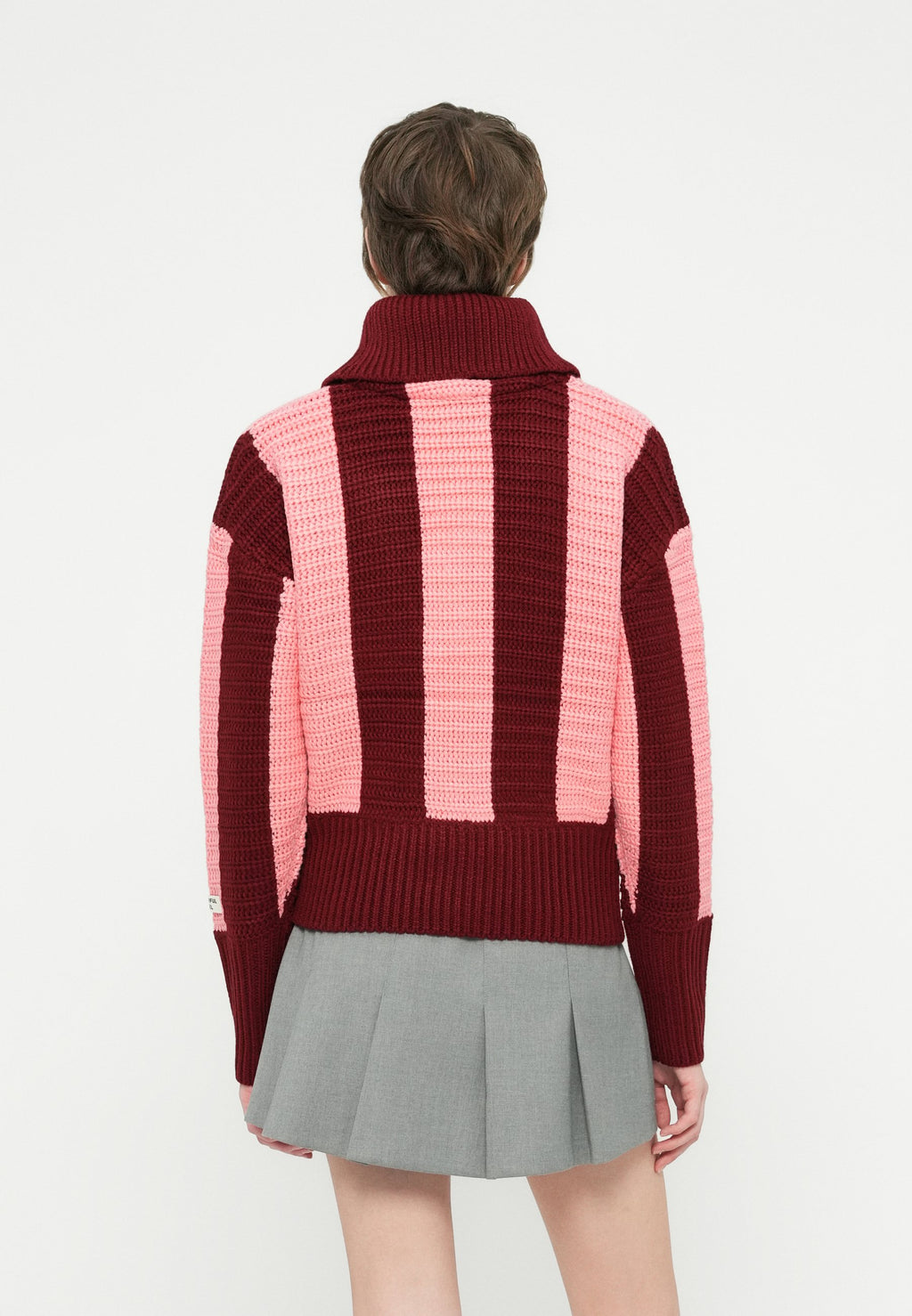 Colourful Rebel STRIPE ZIP PULLOVER