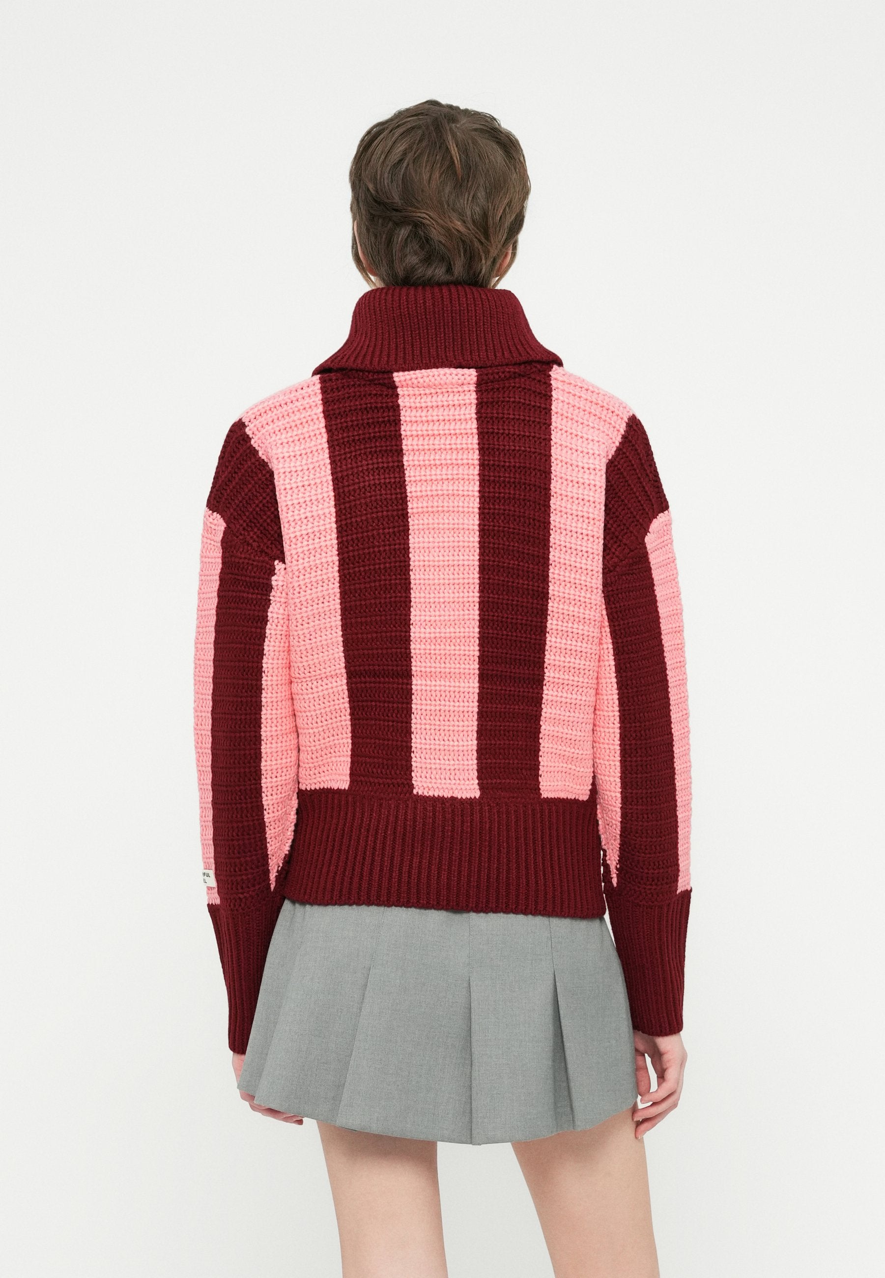 Colourful Rebel STRIPE ZIP PULLOVER