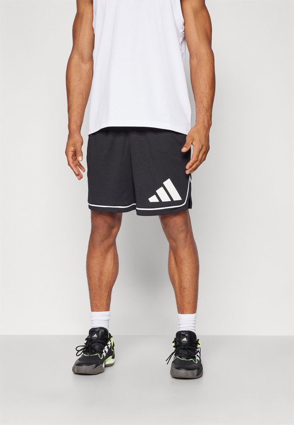 adidas Performance BADGE OF SPORT SHORT 9IN - Sports shorts - black   white