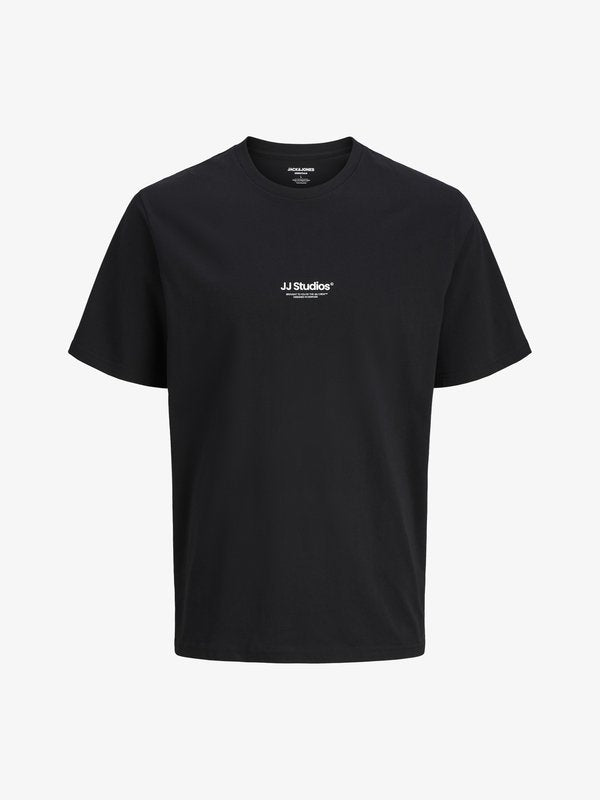 Jack & Jones JJESOHO TEE SS CREW NECK NOOS PLS - Print T-shirt - black