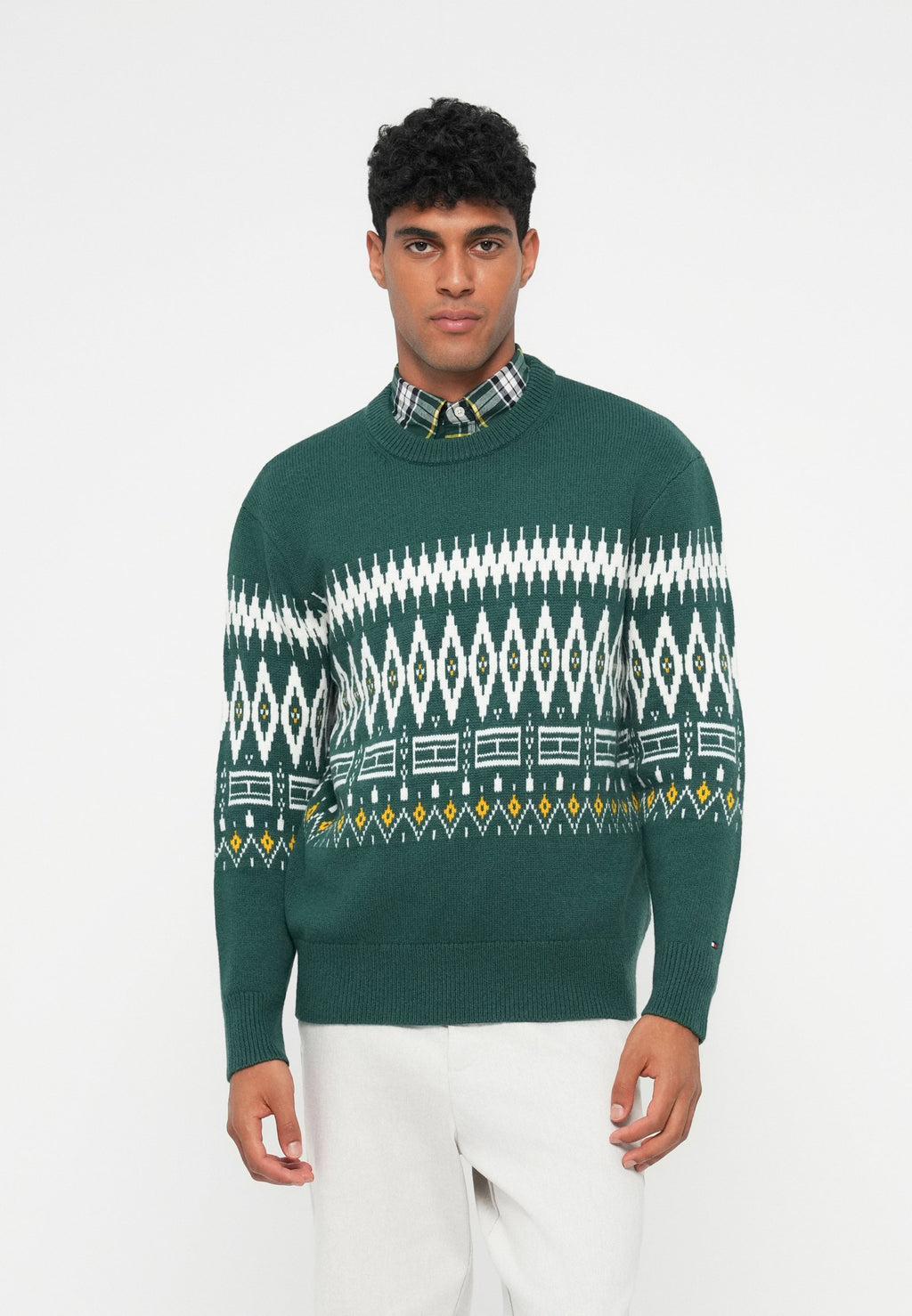 PLACED FAIRISLE BLEND CREW UNISEX Media 2