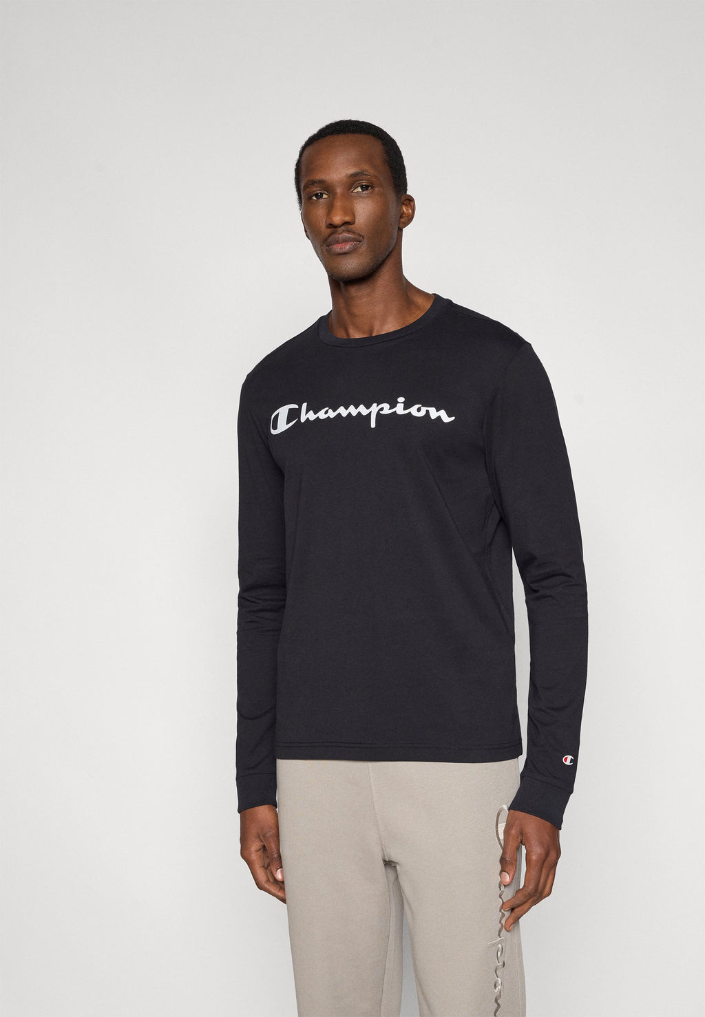 Champion BASICS LONG SLEEVE LARGE LOGO