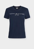 Tommy Hilfiger REG CORP LOGO  - Print T-shirt - dark blue new size