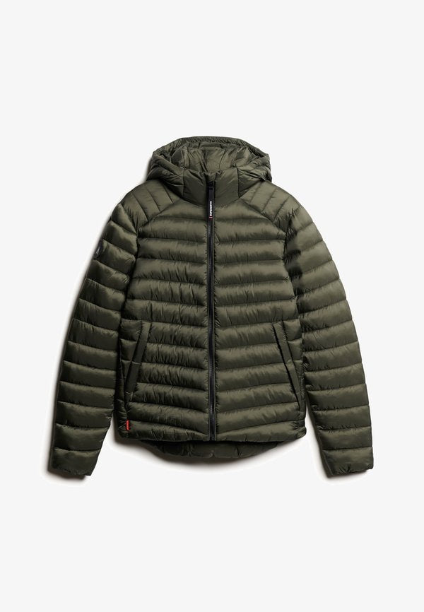 Superdry & Co HOODED FUJI PADDED - Winter jacket - army khaki