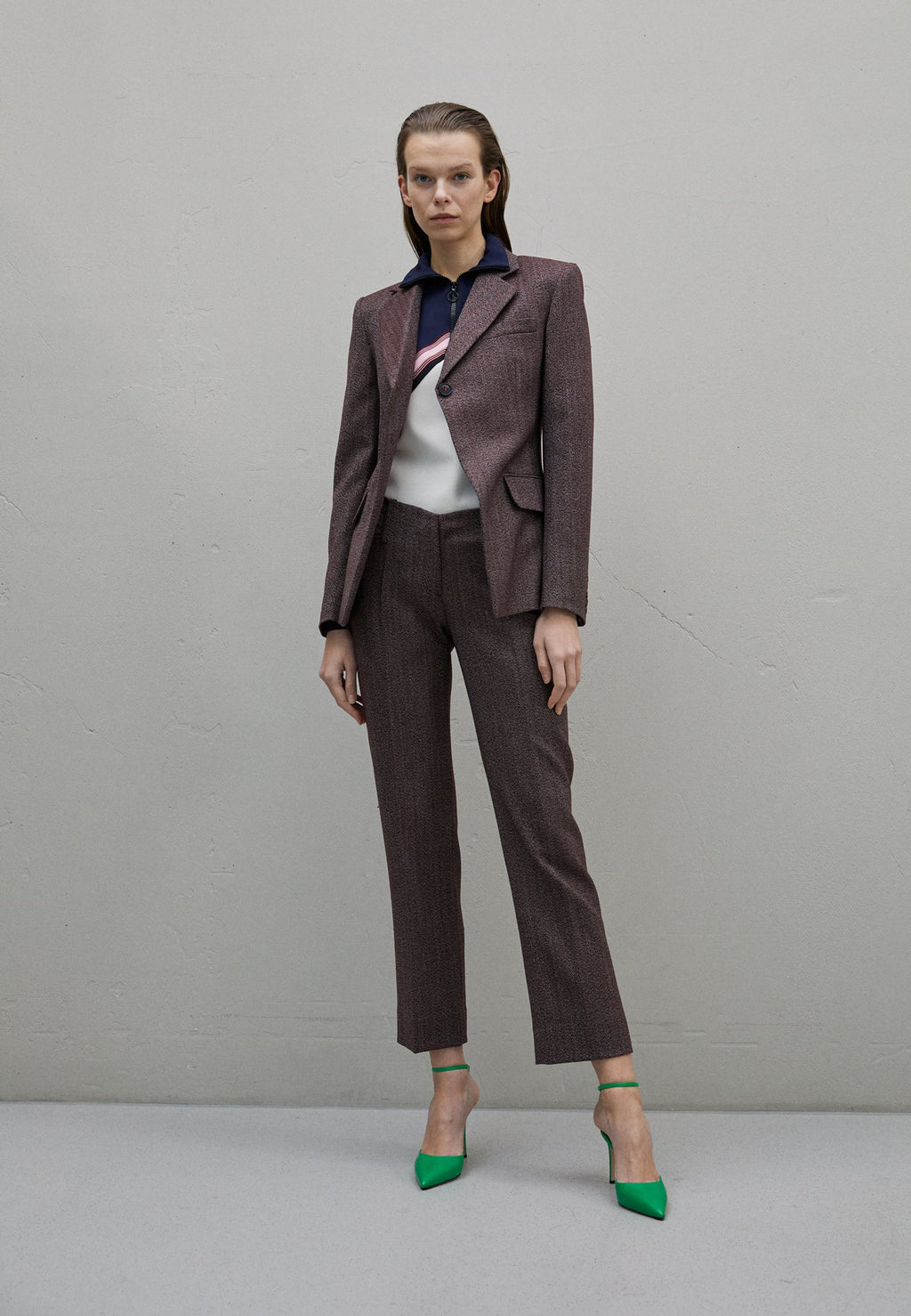 Victoria Beckham FRONT CROPPED TROUSER
