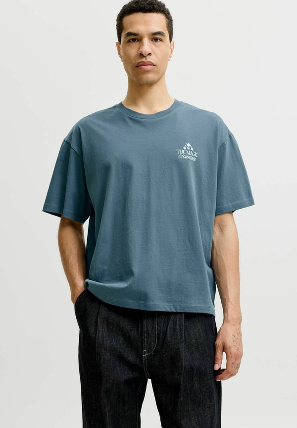 Jack & Jones T-SHIRT T-SHIRT - Print T-shirt - blue mirage