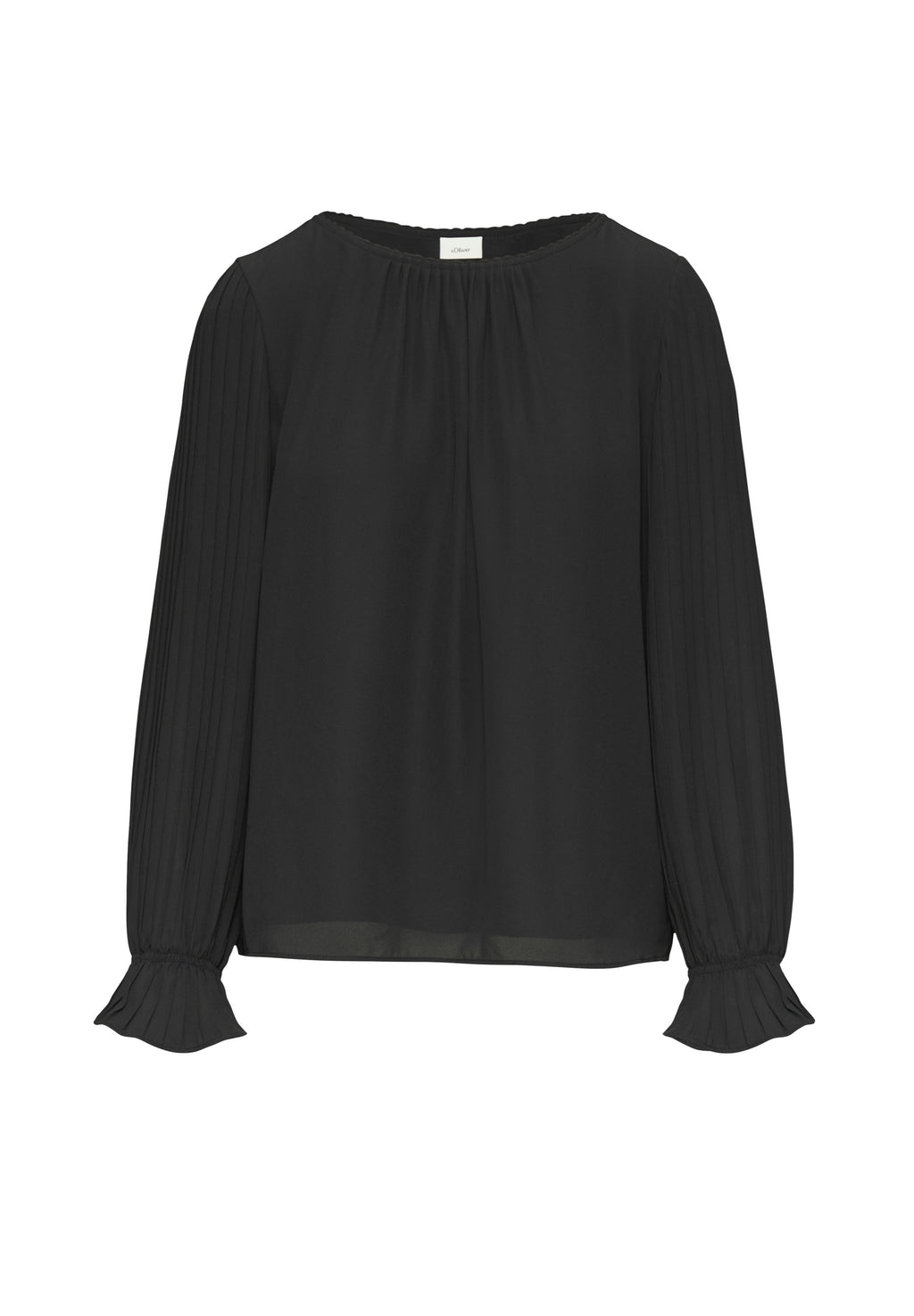 s.Oliver BLACK LABEL MIT PLISSEEÄRMELN
