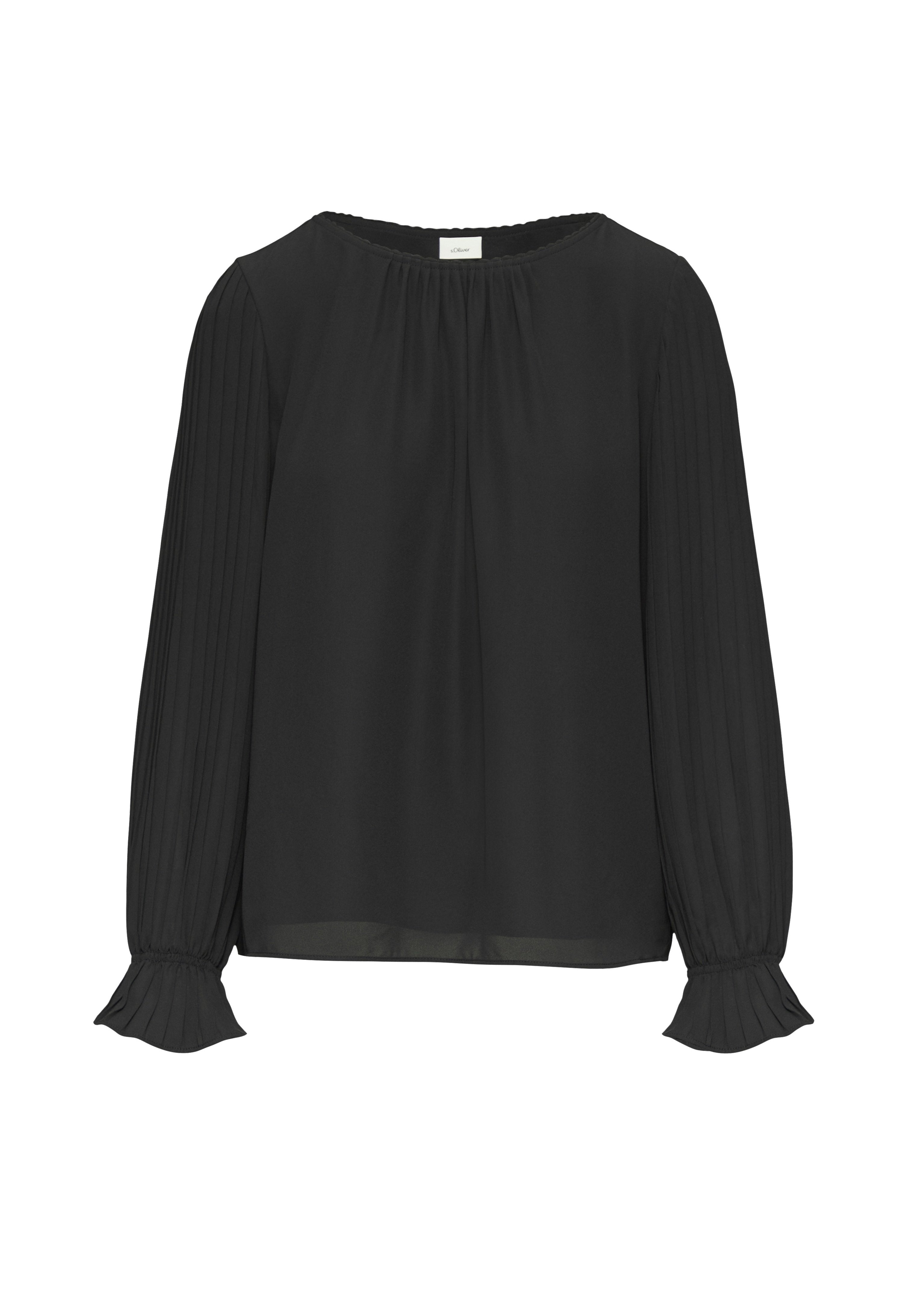 s.Oliver BLACK LABEL MIT PLISSEEÄRMELN