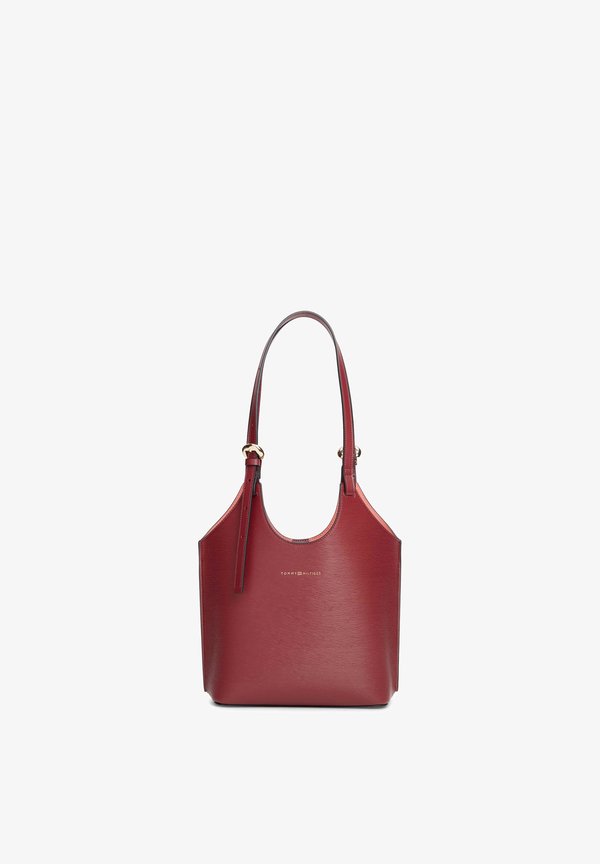 Tommy Hilfiger TH MODERN MINI TOTE - Handbag - velvet maroon