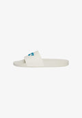 Superdry & Co SUPERDRY COMPANY LOGO HIGH BUILD SLIDERS.. - Mules - brilliant white mid blue