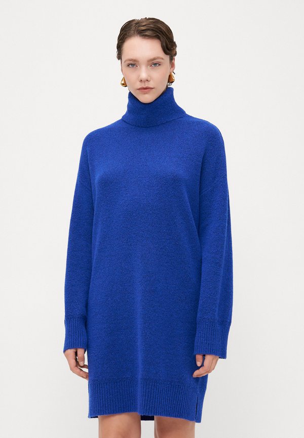 Vero Moda Tall VMAQUARIUS ROLLNECK DRESS  - Jumper dress - surf the web melange