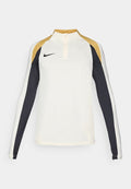Nike Performance STRIKE DRILL TOP - Long sleeved top - pale ivory/black/jersey gold