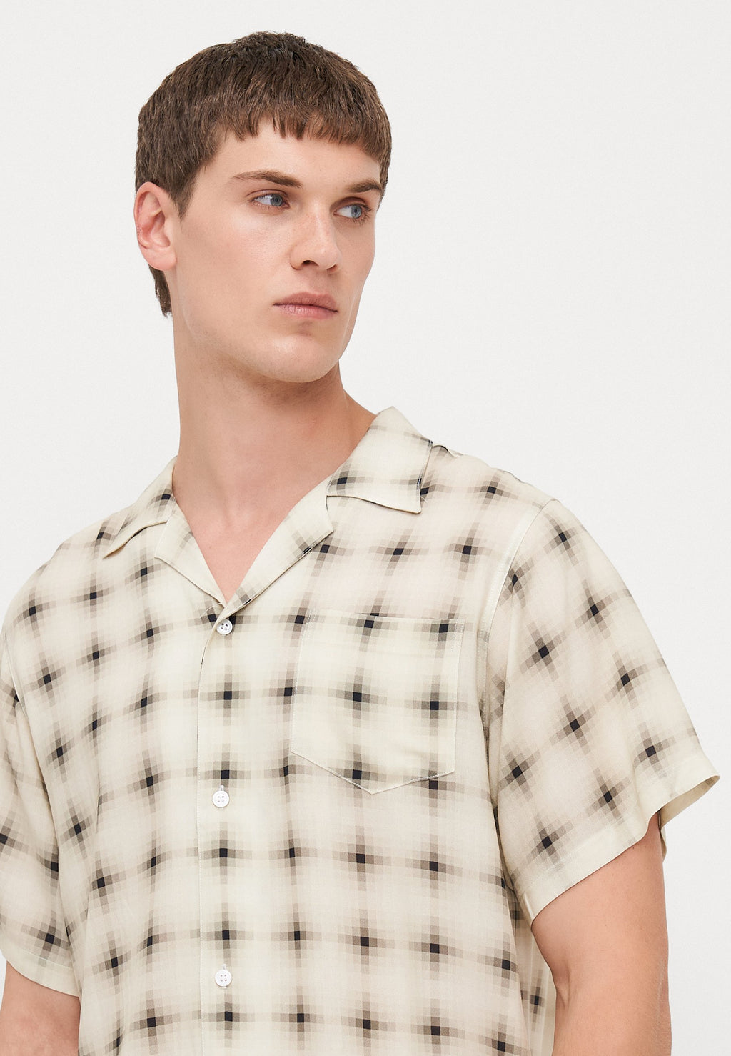Bather DIGI CAMO GEOMETRIC PRINTED CAMP SHIRTS