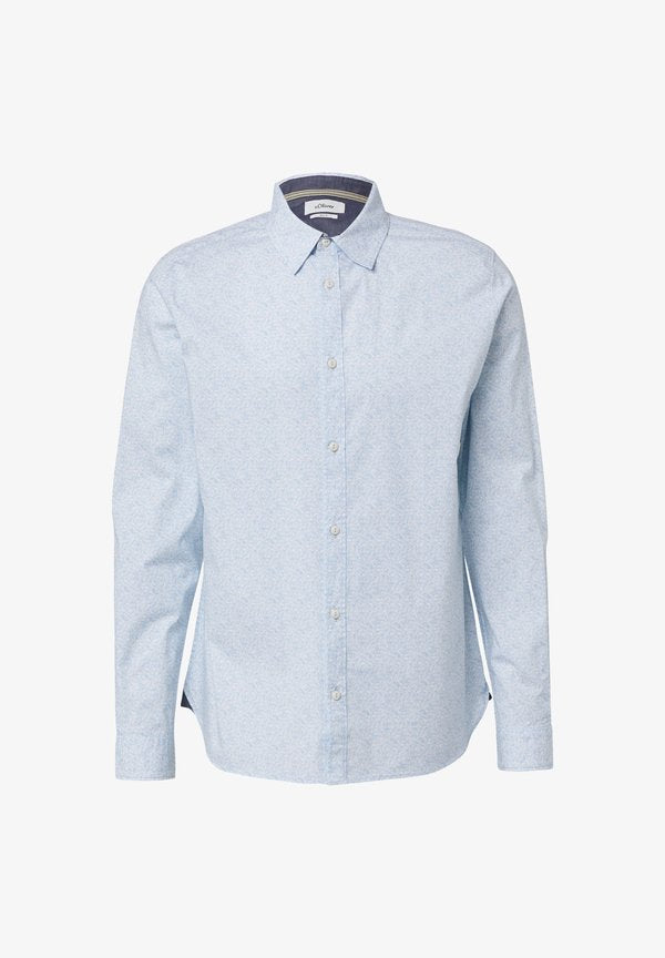 s.Oliver MIT ALL-OVER-PRINT - Shirt - hellblau