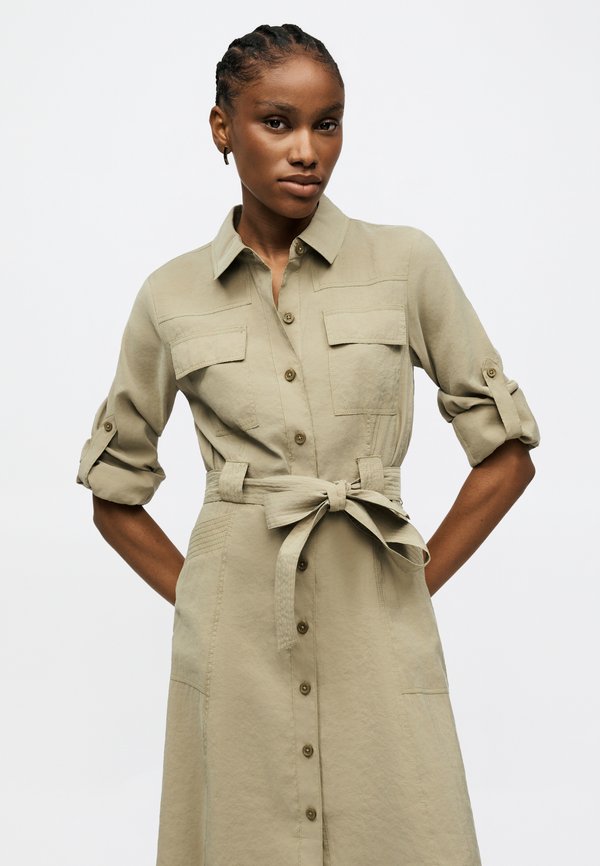 DKNY ROLL TAB FUJI DRESS