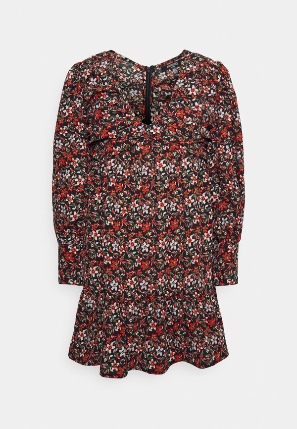 Missguided Petite VNECK SMOCK DRESS