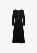 Superdry & Co HENLEY - Maxi dress - black