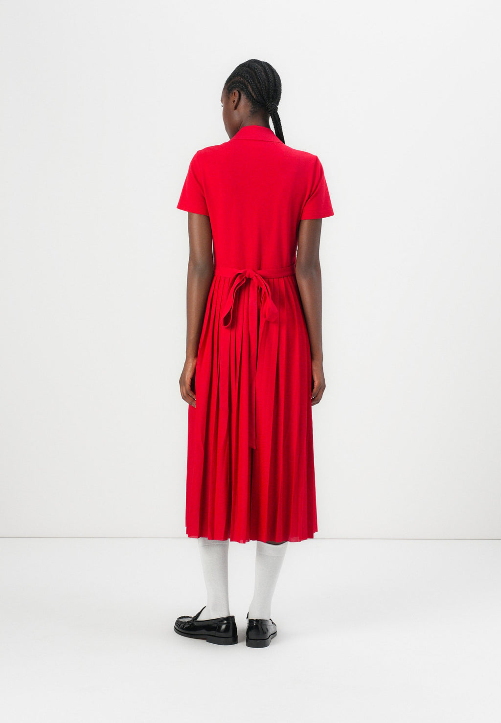 PLEATED WRAP DRESS Media 4