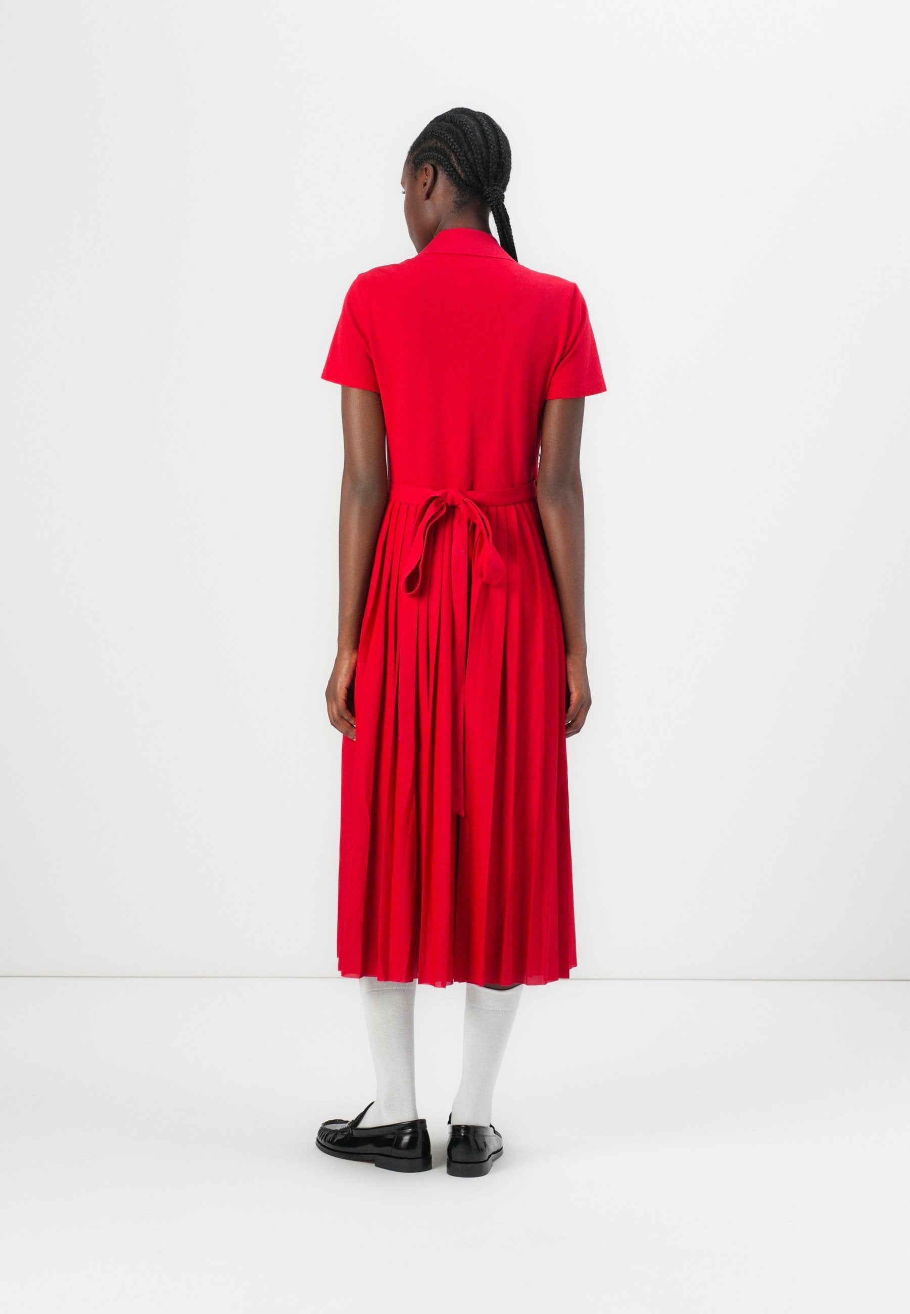 PLEATED WRAP DRESS Media 4