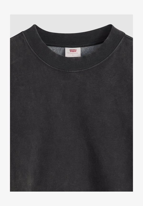 Levi's® Sweatshirt - womens grunge wash j - blacks