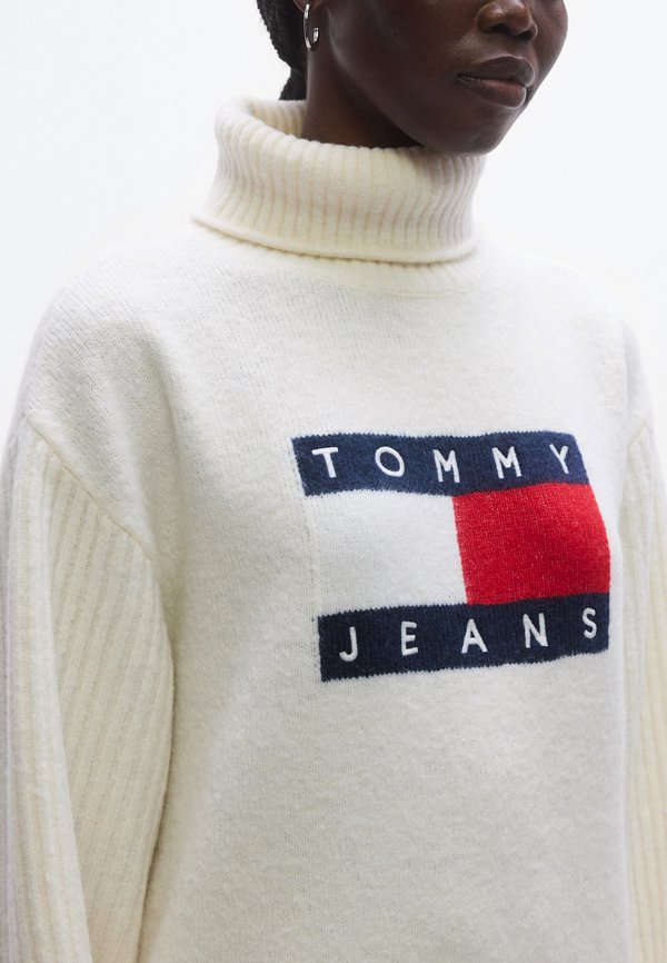 Tommy Jeans TOMMY FLAG RELAXED MAXI JUMPER DRESS